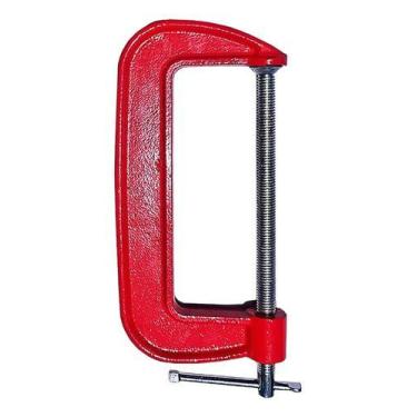 Imagem de Grampo Sargento Tipo C Serralheria Marcenaria 4 Polegadas - Charbs