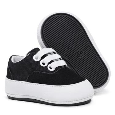 Imagem de Sapatênis Infantil Bebê Masculino Vintage Kids Style - Skalvin, Preto,