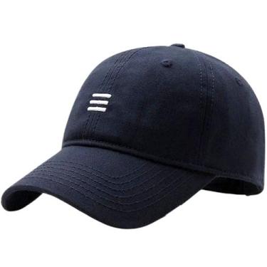 Imagem de Boné de Beisebol Masculino Esportivo Liso Design Clássico Ajustavel - 