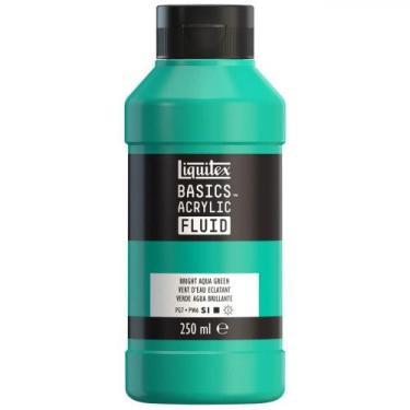 Imagem de Tinta Acrílica Liquitex Basics Fluid 250ml Bright Aqua Green, Fluid