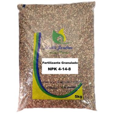 Imagem de 5kg NPK 4-14-8 Adubo Fertilizante Rosa do Deserto Frutas Orquídeas - M