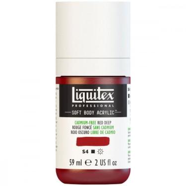 Imagem de Tinta Acrílica Liquitex Soft Body 59ml S4 895 Cadmium Free Red Deep