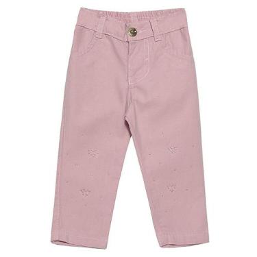 Imagem de Calça Look Jeans Sarja Rosa - UNICA - M, M