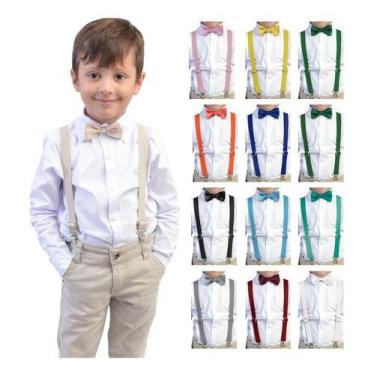 Imagem de Conjunto Batizado Manga Longa Calça Faca Bebe Infantil Cores e Tamanho