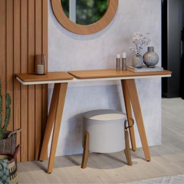 Imagem de Aparador Hall de Entrada Sala de Estar Madri Nature - Off White 100% M