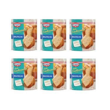 Imagem de Kit c/ 6 Bolo Tradicional de Baunilha 400g - Dr. Oetker