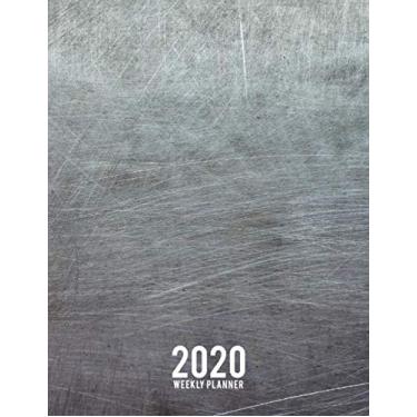 Imagem de 2020 Weekly Planner: Weekly Layout Planner With Space For Notes,Monday To Sunday. Jan 2020 to Dec 2020 Daily Organizer With Gray Metallic Cover