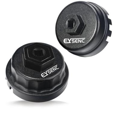 Imagem de EYSENC Conjunto de chaves de filtro de óleo - 2 peças, conjunto de ferramentas de remoção de tampa de filtro de óleo de alumínio compatível com TODOS Toyota Lexus Scion RAV4 Camry Tundra Highlander