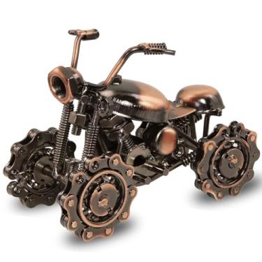 Imagem de Estátua retrô de modelo de buggy de duna arte de ferro ornamento de metal de buggy de praia de quatro rodas ornamentos de estatueta para dia dos pais, aniversário, natal, pai, homem, namorado,