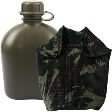 Imagem de Porta Cantil camuflado termico agua cooler garrafa bolsa copo - Sene M