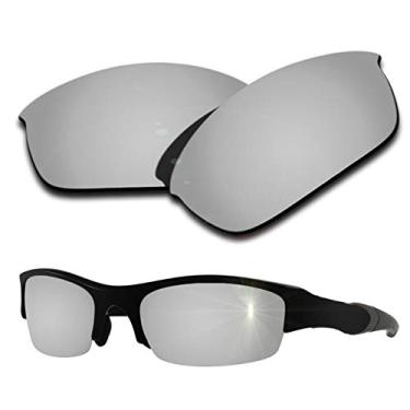 Imagem de Lentes de reposição polarizadas para óculos de sol Oakley Flak Jacket - várias cores, Revestimento espelhado de irídio preto, Variation