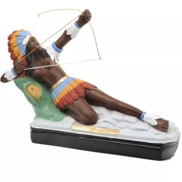 Imagem de Imagem Cabocla Iracema Flecheira 20cm Gesso Escultura Umbanda