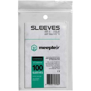 Imagem de Sleeves MeepleBR SLIM - CHIMERA (57,5x89mm) - Meeple BR
