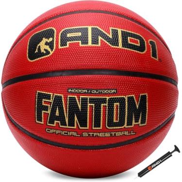 Imagem de Bola de basquete AND1 Fantom Rubber, tamanho 7, Burgundy