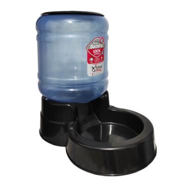 Imagem de Comedouro Automático Para Cachorro Grande 8Kg Ideal Dog, Preto