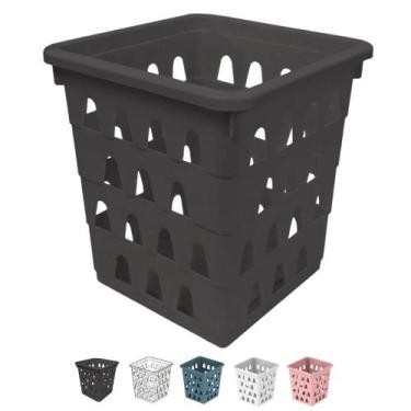 Imagem de Cesto Organizador Multiuso Decorativo Pequeno Quadrado 11x10,5 cm - Un