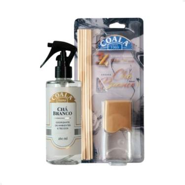 Imagem de Kit Difusor de Aromas + Spray de Tecidos Chá Branco - Coala Essências