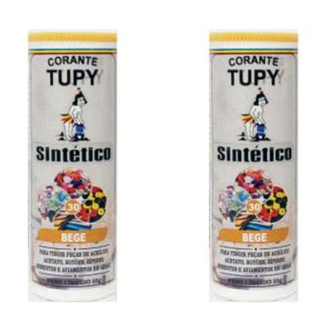Imagem de Corante Tupy Sintético P/ Tingir Botões , Zíper  2 Unidades, Bege