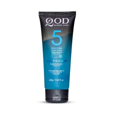 Imagem de QOD Barber Shop - Gel Condicionante Capilar 5 - Fixação Super Forte - 200g