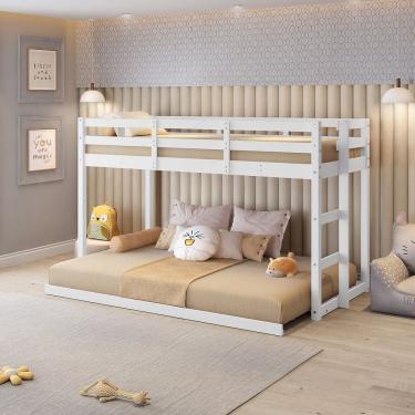 Imagem de Beliche Extensível Infantil Family Casatema Branco
