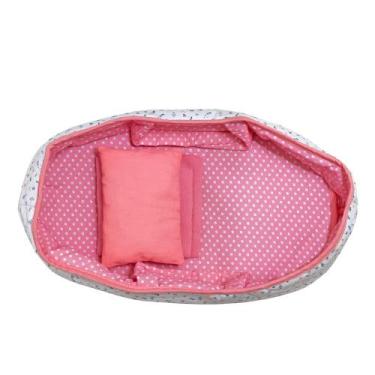 Imagem de Berço Moises para Boneca Metoo com Manta e Travesseiro