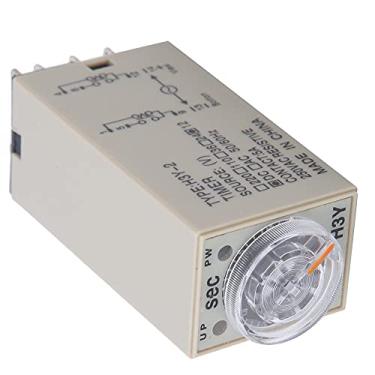 Imagem de Relé de tempo, temporizador transparente de 8 pinos H3Y-2 para eletrodomésticos e controle industrial para eletrodomésticos Suprimentos elétricos 0-3s(220VAC)