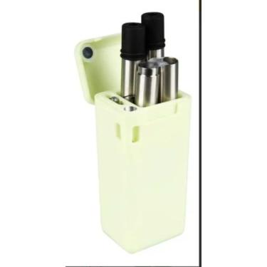 Imagem de Kit 4 Canudos Reutilizaveis Portatil Chaveiro - Ralph Couch, Verde