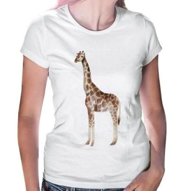 Imagem de Baby Look Girafa - Foca na Moda, Branco, P