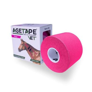 Imagem de Agetape Vet Kinesiology Tape 5cm X 5m - Rosa, Rosa