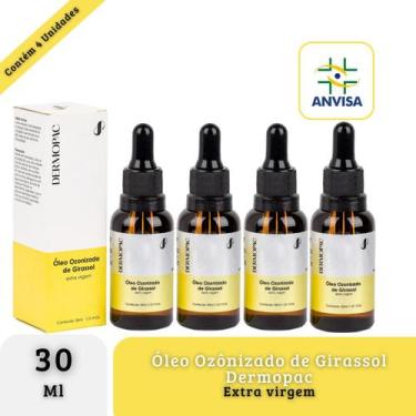 Imagem de Oléo de Girassol Ozonizado Concentrado Cicatrizante Pele Natural Dermo
