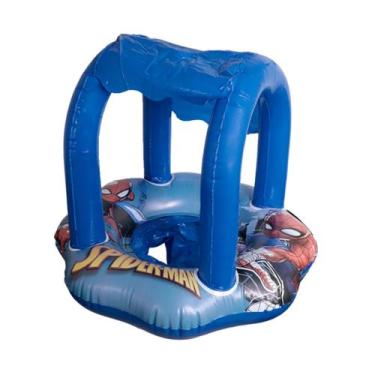 Imagem de Boia Fralda Inflável Com Cobertura - HOMEM ARANHA - Etitoys