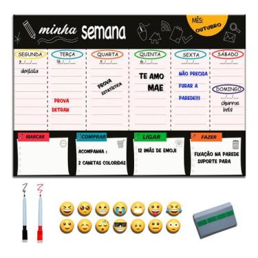 Imagem de Quadro Planejamento - Lousa Planejador - Planner de Planejamento Temát