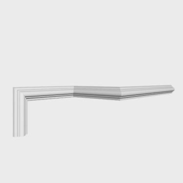 Imagem de Kit com 20 Barras Roda Meio Cw11 Perfil de Poliestireno Homeestar 40m