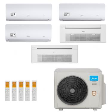 Imagem de Ar-Condicionado Multi Split Inverter Midea 42.000 (3x Evap HW 9.000 + 1x Evap Cassete 1 Via 12.000 + 1x Evap Cassete 1 Via 18.000) Quente/Frio 220V								