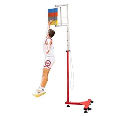 Imagem de Medida de salto vertical 1,7 - 3,6 m/5,6 - 11,8 pés, testador de treino de salto de pé, treinador físico de picos de voleibol, ferramenta de poste de vara de salto vertical