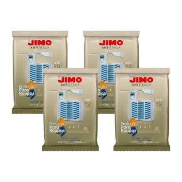 Imagem de Kit com 4 Jimo Anti Traça Cartela Elimina Pragas de Guarda-Roupa Armário Closets Biblioteca