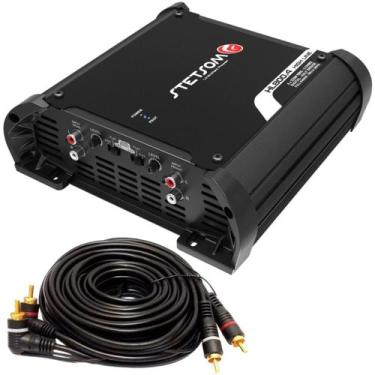 Imagem de Kit Modulo Amplificador Hl800.4 Stetsom C/ Cabo Rca 5 Metro