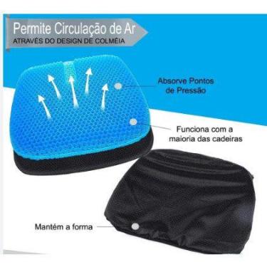 Imagem de Almofada Com Capa Em Silicone Gel Para Assento Banco de Carro Escritor