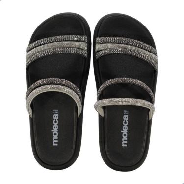 Imagem de Tamanco Feminino Moleca Preto Tira Valencia