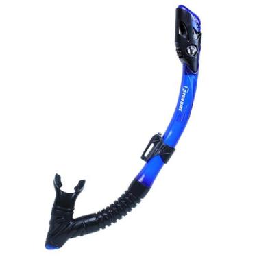 Imagem de Snorkel Sk-10 Dry Dupla Válvula E Quebra Onda - Fun Dive, Preto, Azul