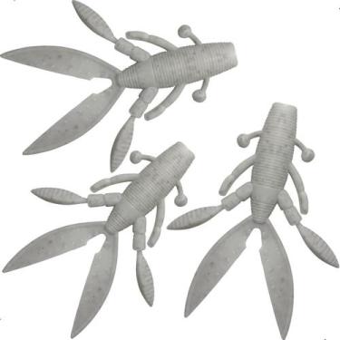 Imagem de Kit Com 3 Iscas Artificiais Soft Predadora Alligator Pesca Traíra Blac