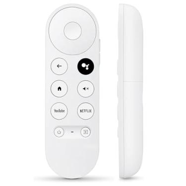 Imagem de Controle remoto de voz de substituição para Google Chromecast 4k Snow/HD TV, controle remoto para G9N9N, GA01409-US, GA01920-US, GA01919-US, GA01923-US, GA02463