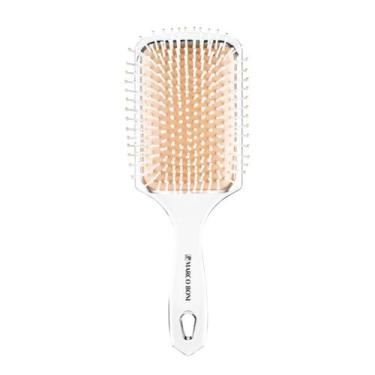 Imagem de Escova De Cabelo Raquete Grande Coleção Diamond Marco Boni, Transparen