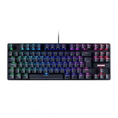 Imagem de Teclado Gamer Mecanico Tkl Neron Black Red Rgb Preto