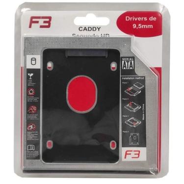 Imagem de Adaptador Caddy Dvd Para Hd 2 5 9 5mm F Cy02 F3