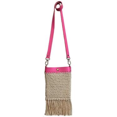 Imagem de Kit Bolsa Crochê - Rosa - Kits For Kids