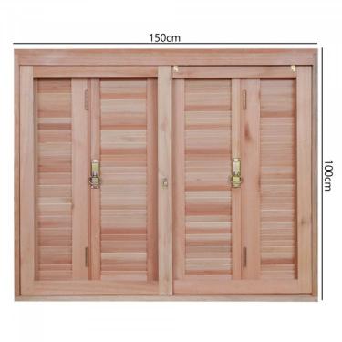 Imagem de Janela com Caixilhos de Correr para Vidros Inteiros e Venezianas Pantográficas