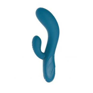 Imagem de Vibrador Ponto G Com Estimulador 10 Vibrações Flutter - Lovetoys - Cor: Verde