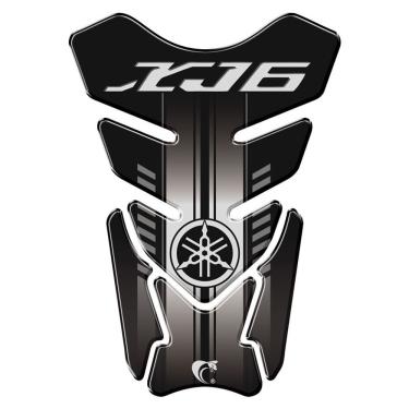 Imagem de Protetor De Tanque Adesivo Moto Yamaha Xj6 Preto Preto