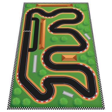 Imagem de Tapete Pista De Carrinhos 3 Infantil Ilustrado Criança Lona